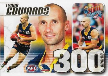 2010 Select AFL Champions - 300 Games #CC33 Tyson Edwards Front